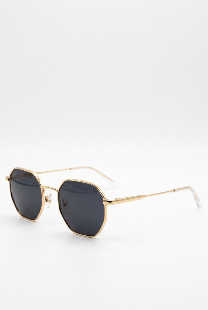 Óculos lucas bossa – Armação Acetato Italiano Dourado, Vista Frontal